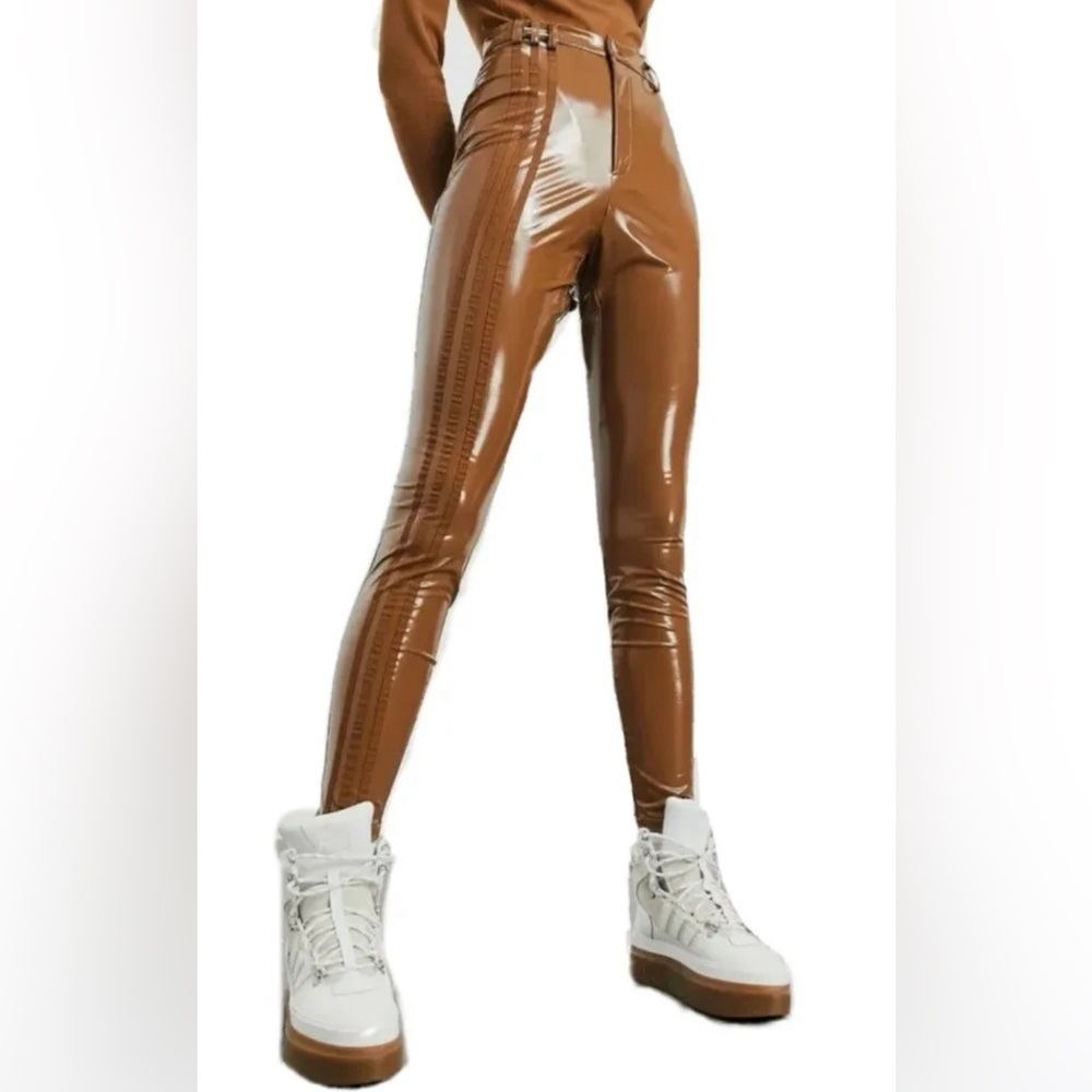 ADIDAS + IVY PARK Sz XL Latex Slim Fit Zipper No Pockets Unique Trouser  Pants